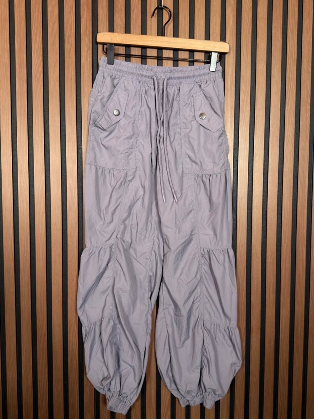 New Free People Pants XS Womens Purple Set Me Free Track Sweatants FP Movement
